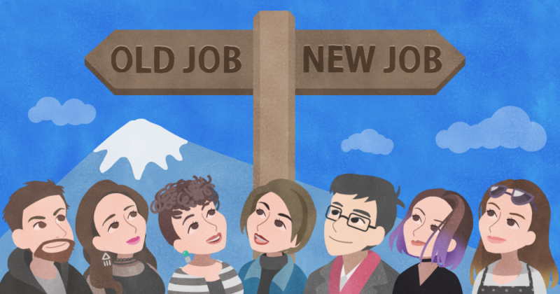 Switching jobs in japan